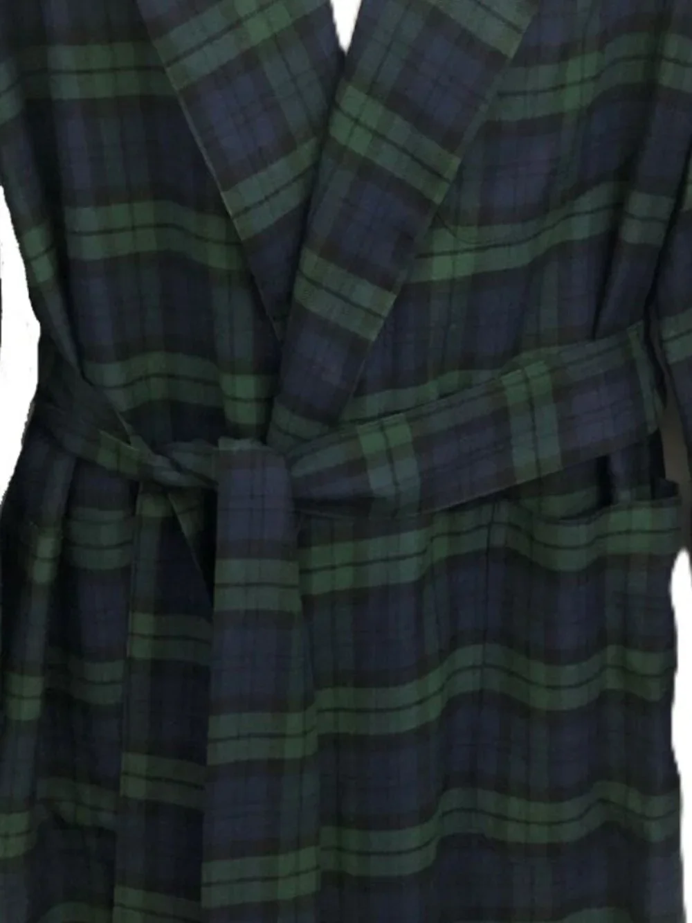 Baskin Chicago Vintage Mid-Century Classy Plaid Robe Smoking Jacket